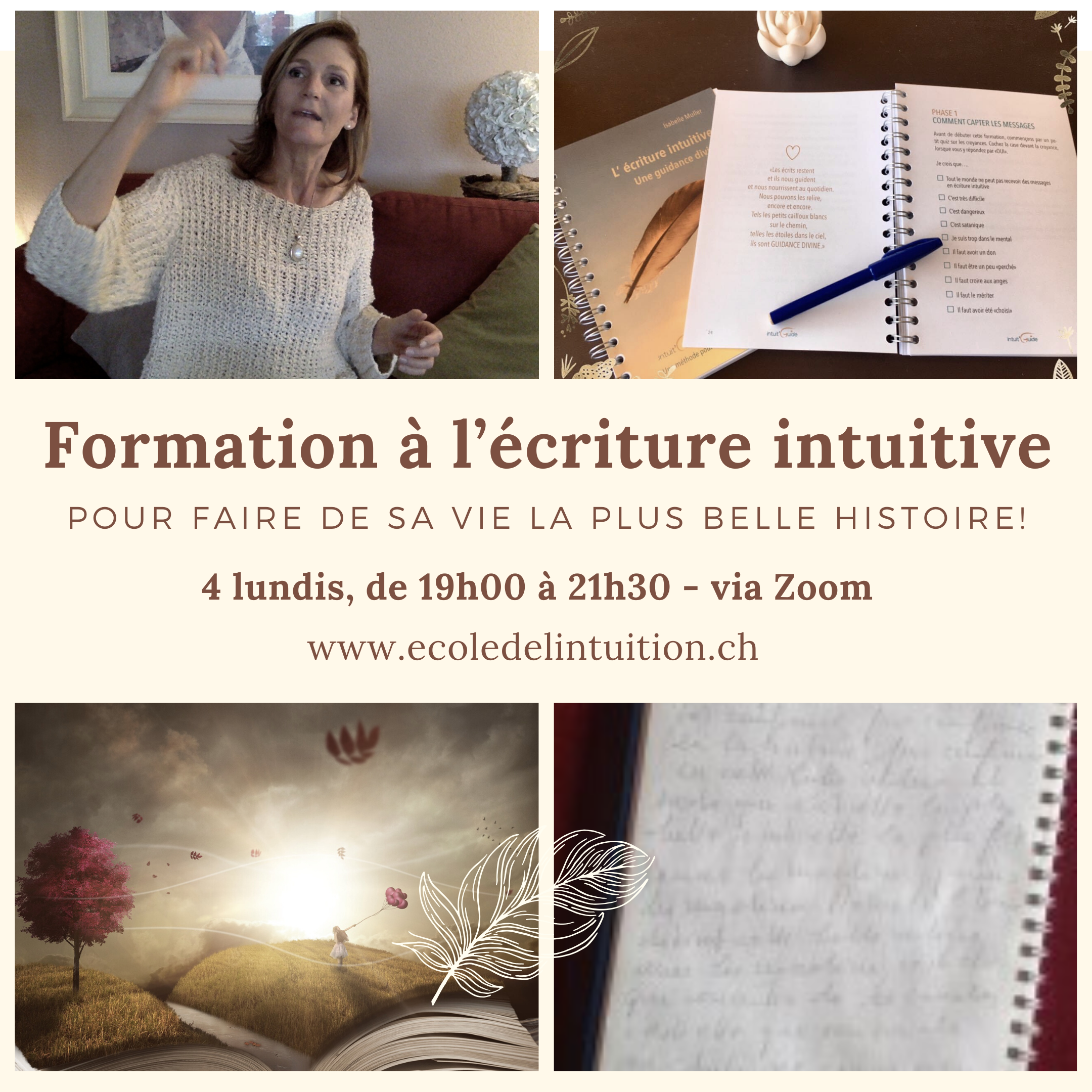 Formation à l’écriture intuitive via Zoom – soirée 3/4 Formation à l’écriture intuitive via Zoom – soirée 3/4